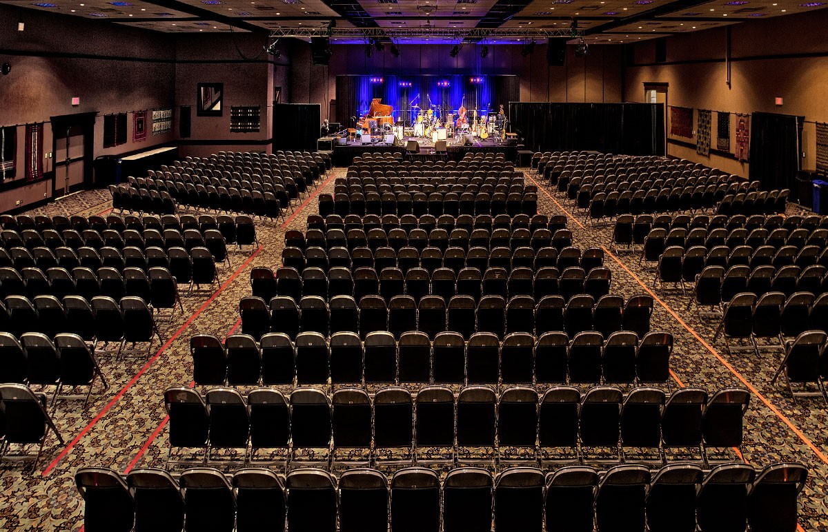 Theatre style seating in Ballroom 1