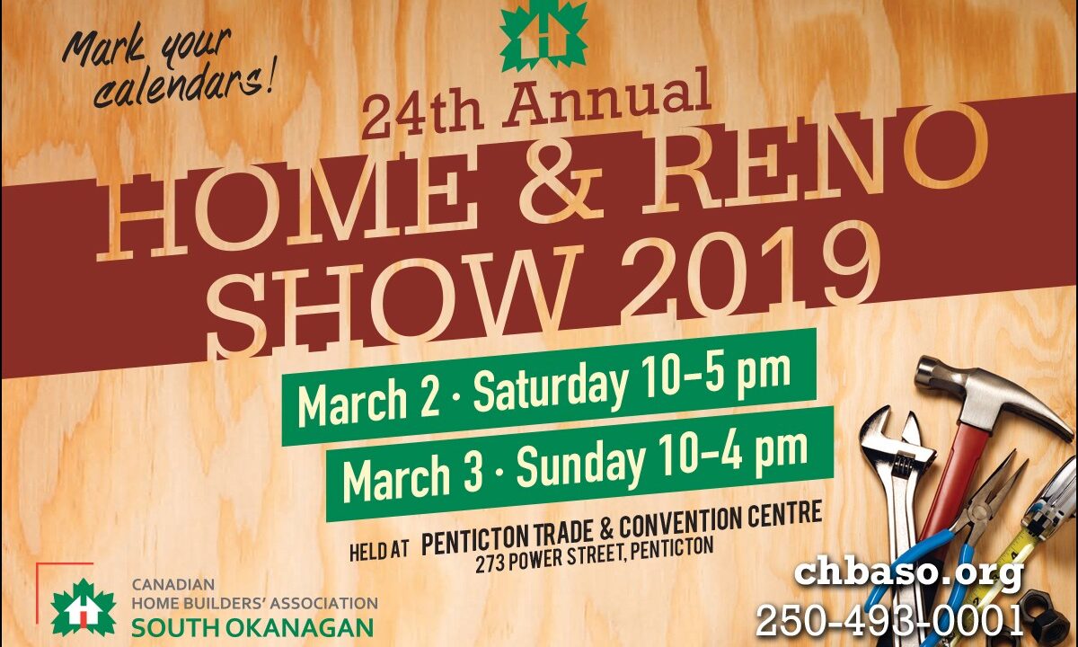 Record Vendors Under One Roof at 24th Annual CHBA South Okanagan Home and Reno Show