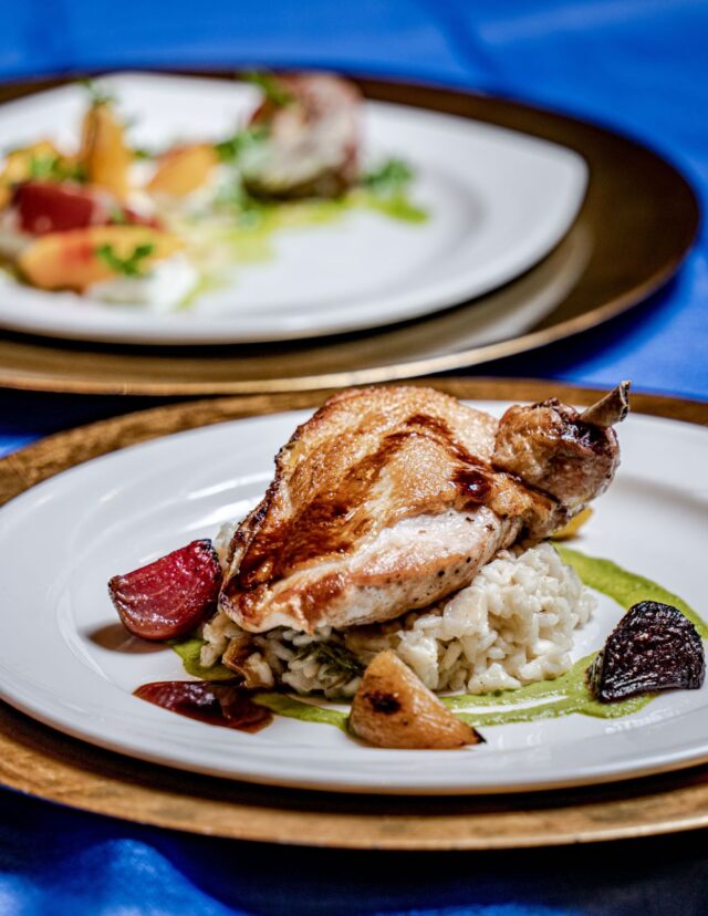 A photo of food available at our banquet hall.