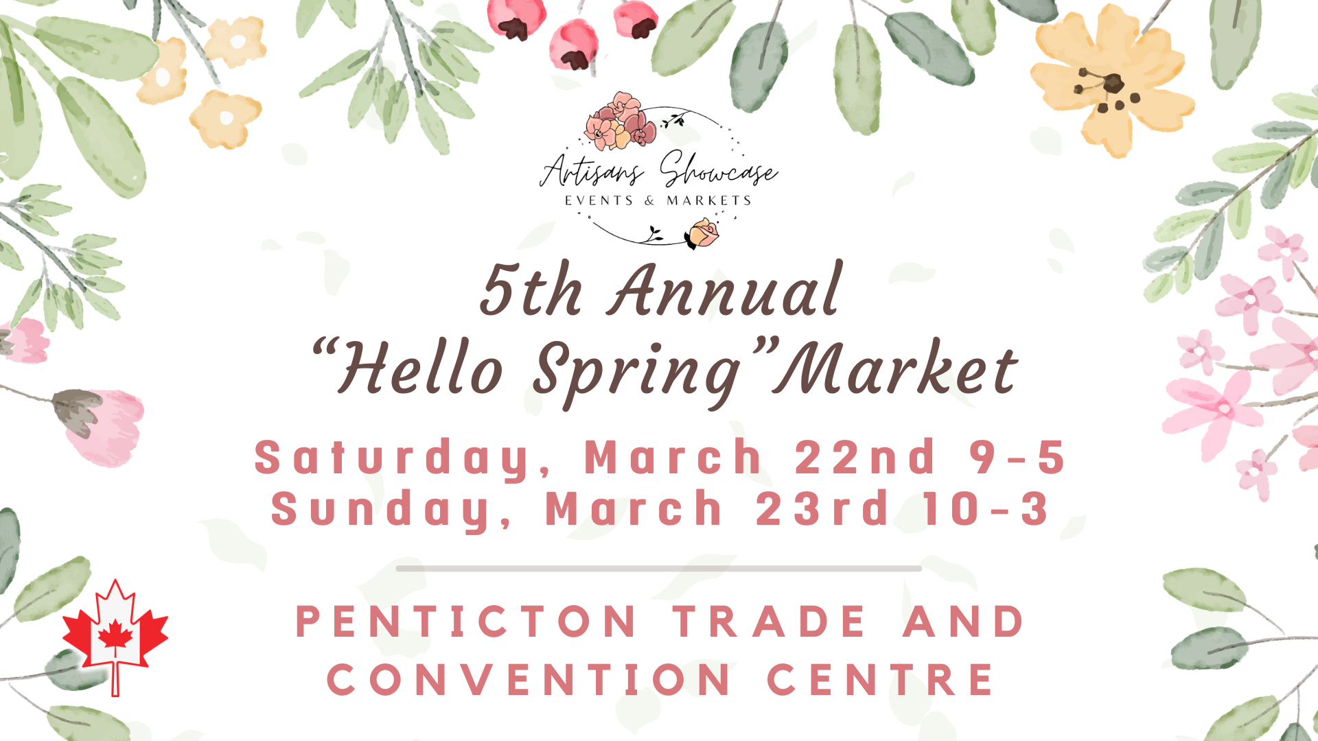 Artisans Showcase "Hello Spring" Market