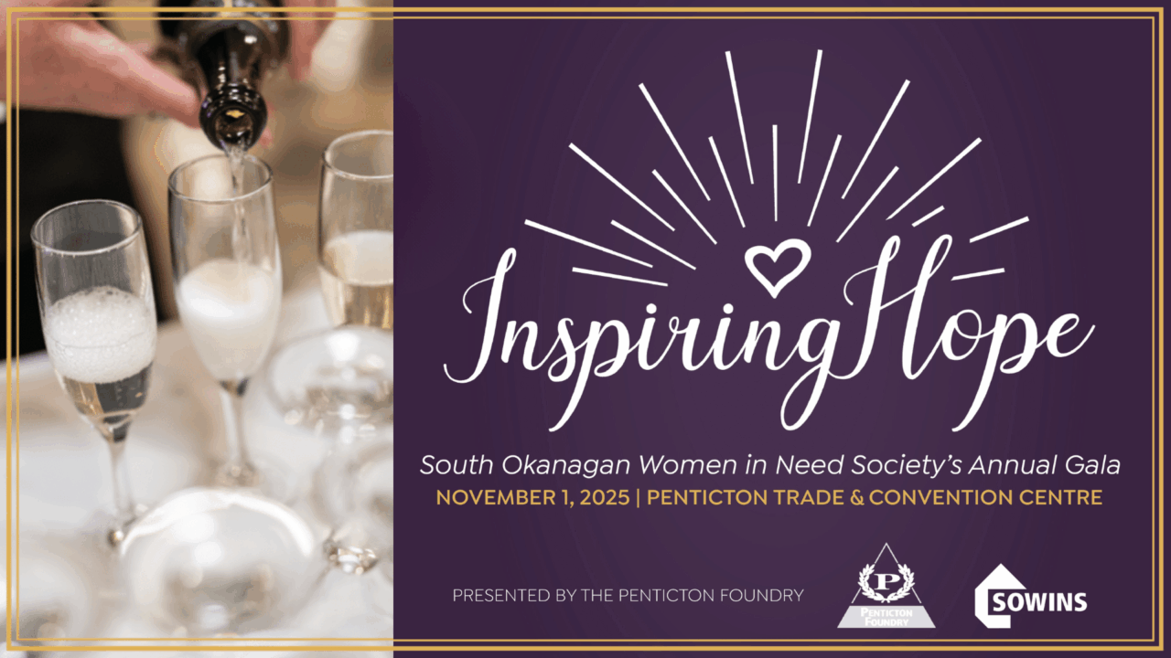 SOLD OUT – 2025 Inspiring Hope Gala for the South Okanagan Women in Need Society