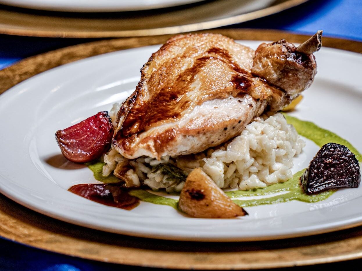 A photo of food available at our banquet hall.