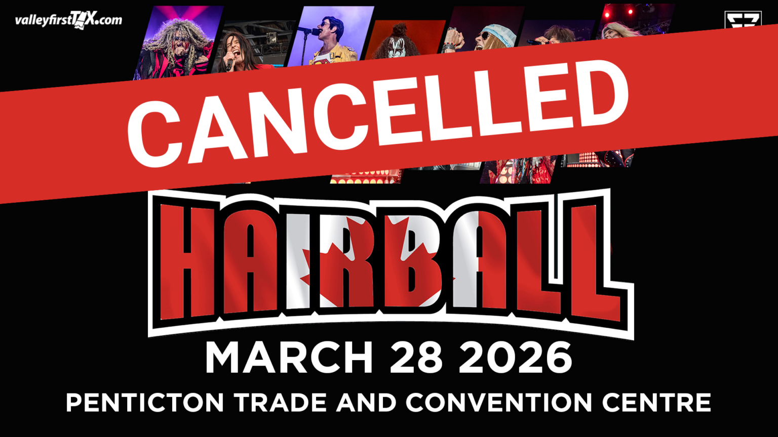 ** Cancelled ** Hairball – Presented By F7 Live | Penticton Trade and ...