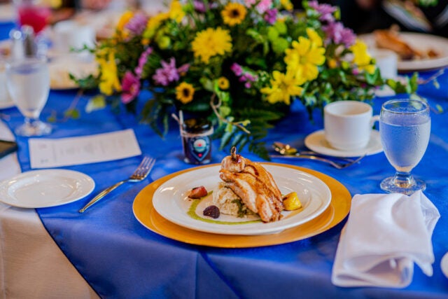 Luncheon-Duxelle Stuffed Chicken Supreme