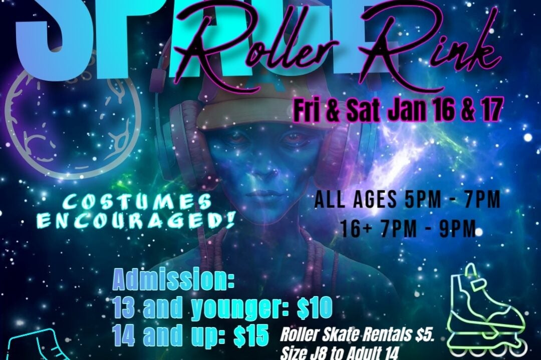 Roller Rink Party in Space