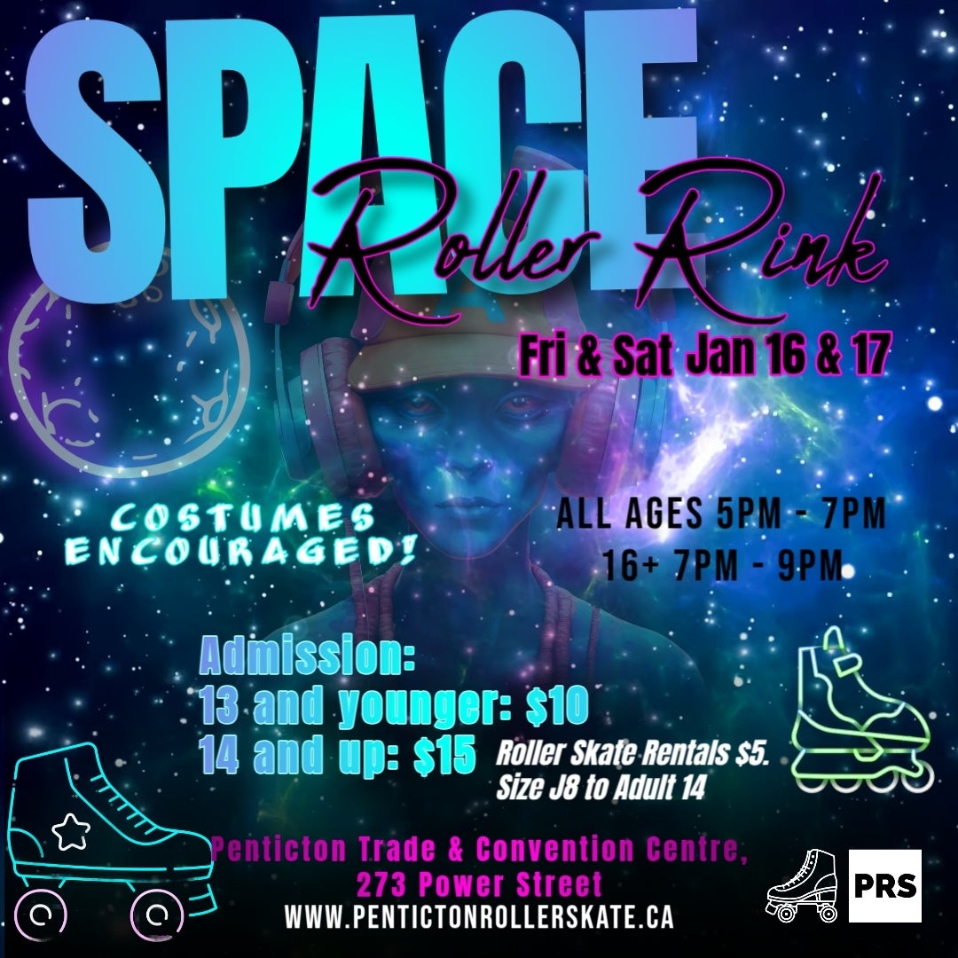 Roller Rink Party in Space