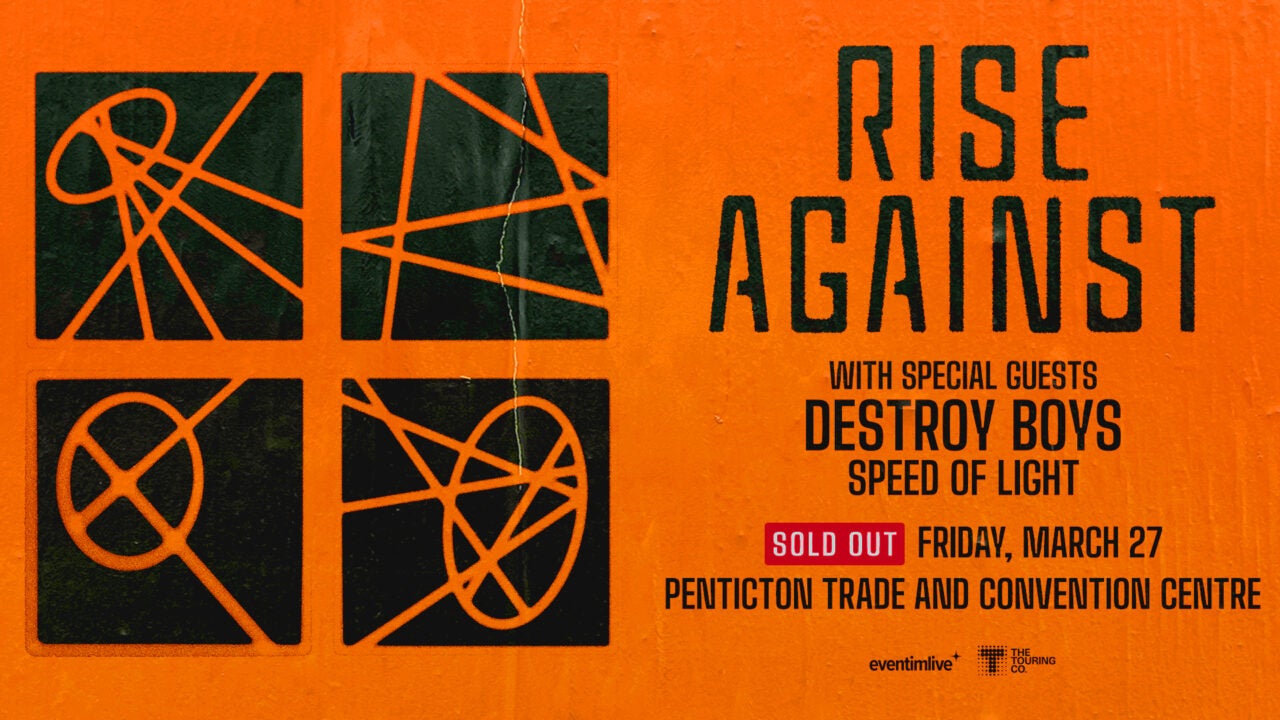 **SOLD OUT ** Rise Against with special guests Destroy Boys, Speed of Light