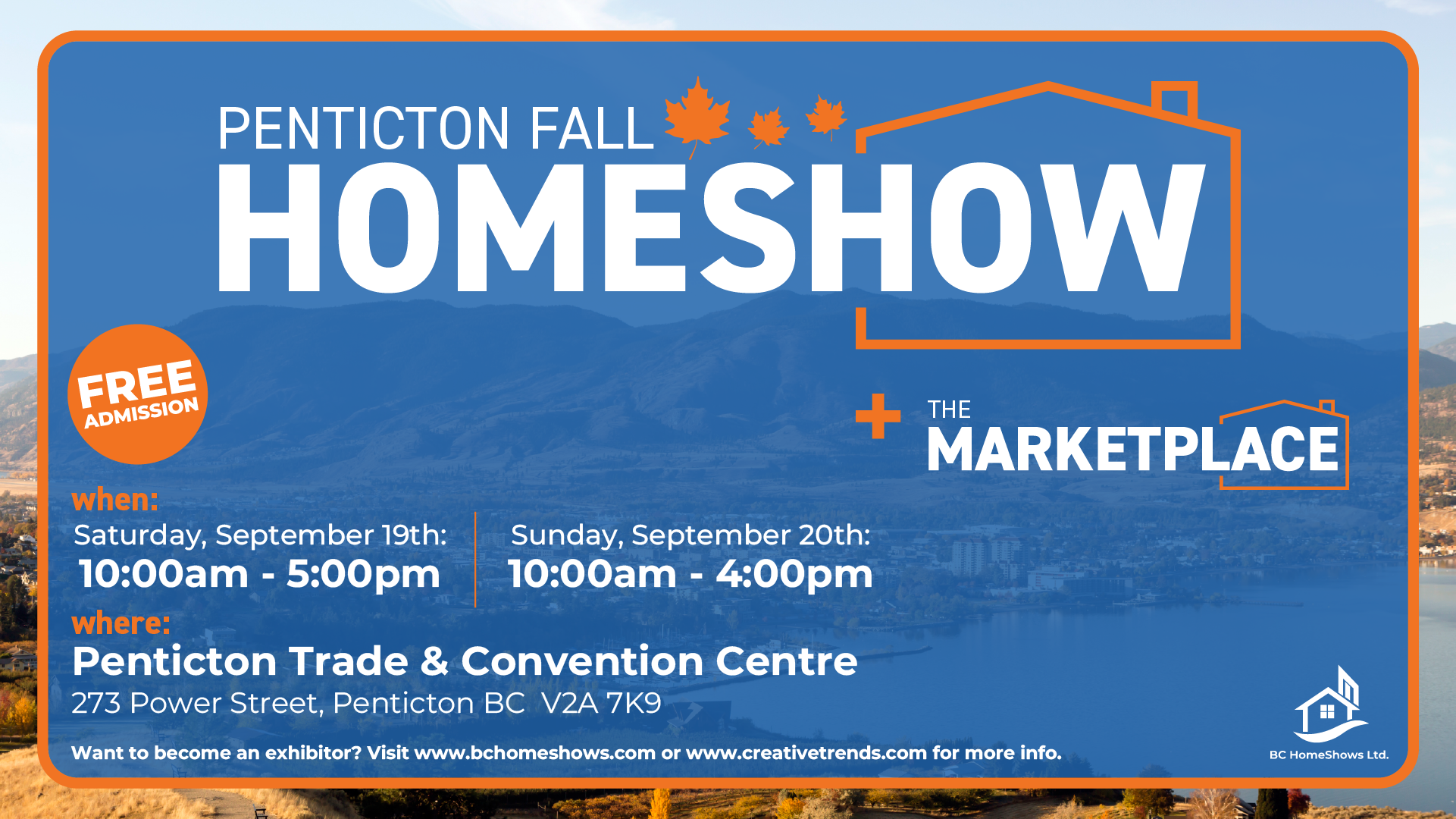 2026 Penticton Fall Home Show_PTCC Event Graphic